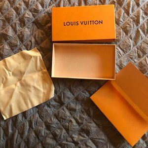 Louis Vuitton empty box and dust bag
